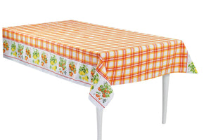 TOVAGLIA RASATELLO THANGO X24 persone - Preziosa Home - Colore: 140X450 (X24 PERSONE) - 01 ARANCIO FRUTTA - by LacariaRicami.Store