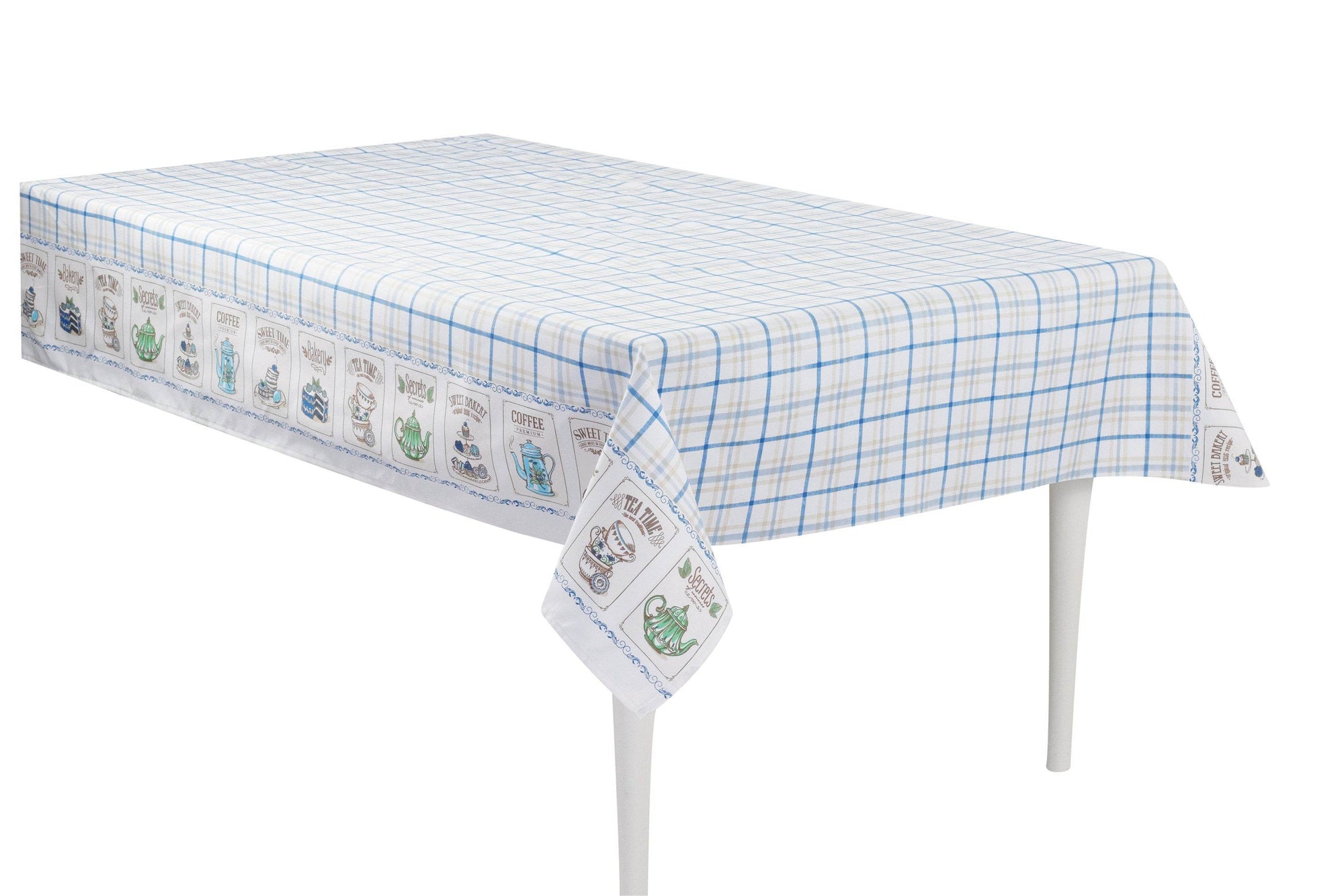 Zoom 140X140 (X4 PERSONE) - 07 AZZURRO TEA
