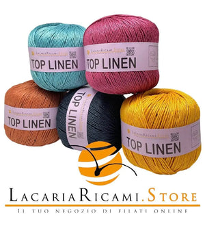 LINO Top Linen - LacariaRicami.Store - - LacariaRicami.Store