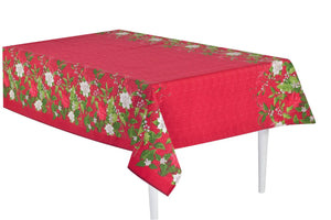 TOVAGLIA COTONE BIANCA X24 persone - Preziosa Home - Colore: DIS. 02 - ROSSO - by LacariaRicami.Store