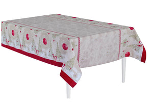 TOVAGLIA COTONE BIANCA X24 persone - Preziosa Home - Colore: DIS. 03 - NATALE - by LacariaRicami.Store