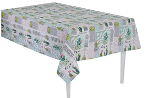 TOVAGLIA COTONE MEDITERRANEA X4 persone - Preziosa Home - Colore: 01 - CACTUS ROSA - by LacariaRicami.Store