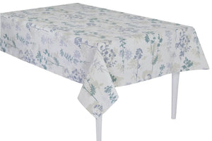 TOVAGLIA COTONE MEDITERRANEA X4 persone - Preziosa Home - Colore: 03 - FOGLIE GRIGIO - by LacariaRicami.Store