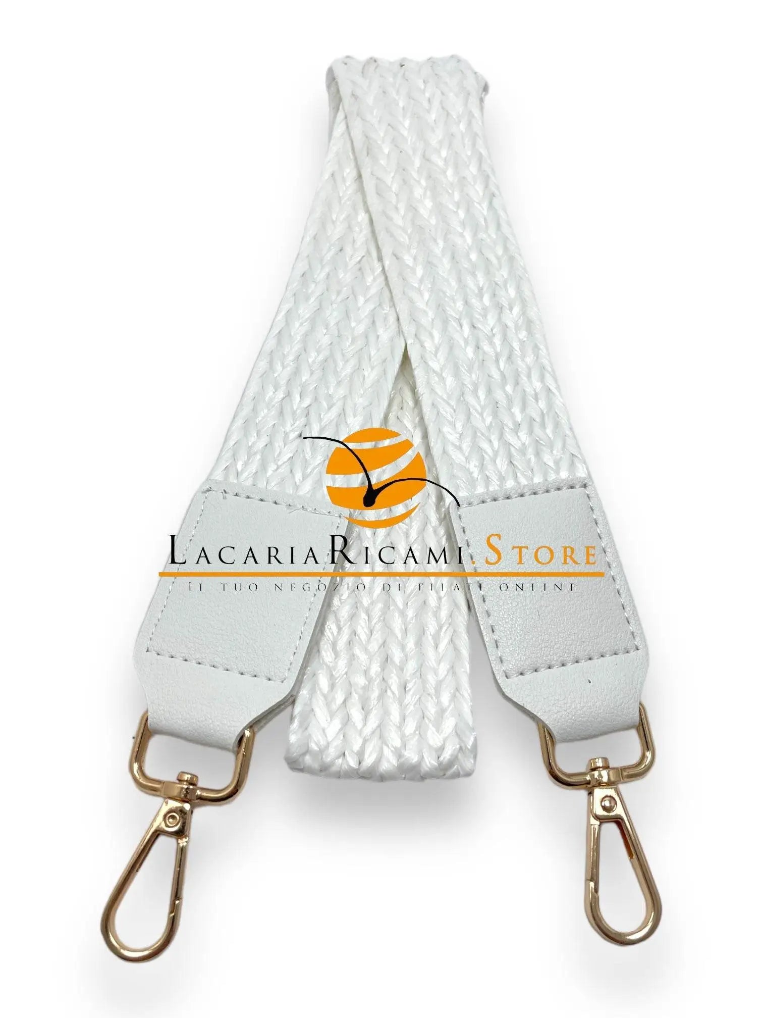 Tracolla Intrecciata In Rafia 90x4 Cm - - LacariaRicami.Store