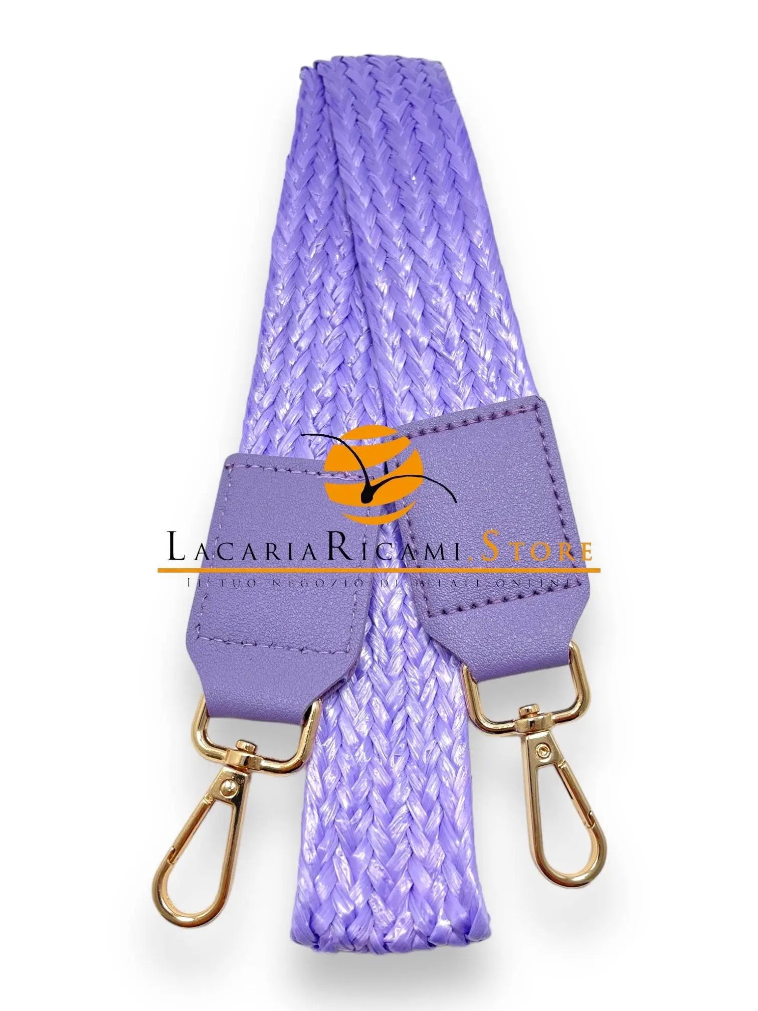 Tracolla Intrecciata In Rafia 90x4 Cm - - LacariaRicami.Store