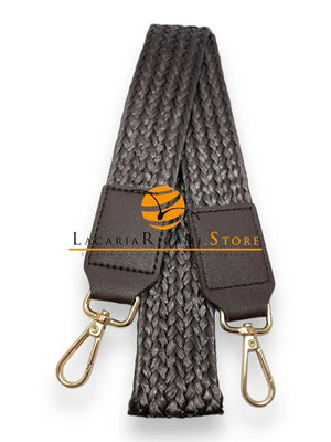 Tracolla Intrecciata In Rafia 90x4 Cm - - LacariaRicami.Store