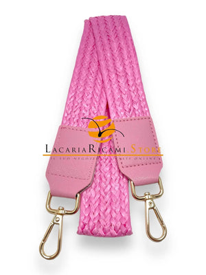 Tracolla Intrecciata In Rafia 90x4 Cm - - LacariaRicami.Store