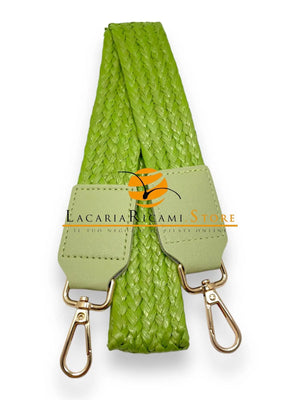 Tracolla Intrecciata In Rafia 90x4 Cm - - LacariaRicami.Store