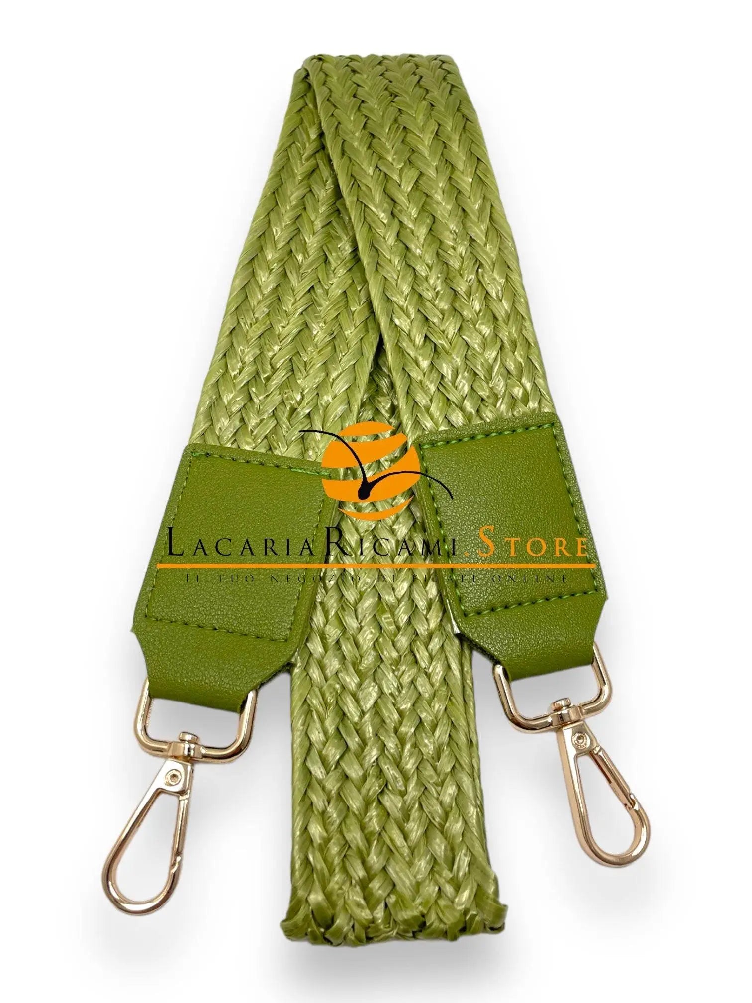 Tracolla Intrecciata In Rafia 90x4 Cm - - LacariaRicami.Store