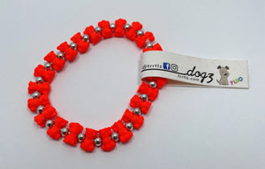 Braccialetti Trrtlz - Dogz Fluo - Colore: Arancione per Audacia - by LacariaRicami.Store