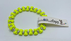 Braccialetti Trrtlz - Dogz Fluo - Colore: Giallo per la Libertà - by LacariaRicami.Store