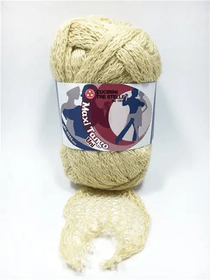 COTONE MAXI TANGO UNI – Cucirini Tre Stelle - Colore: 027 - CREMA - by LacariaRicami.Store