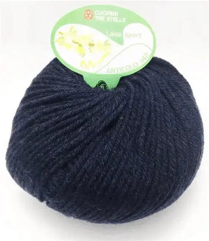 LANA MIMOSA SPORT – Cucirini Tre Stelle - Colore: 324 - BLU NOTTE - by LacariaRicami.Store
