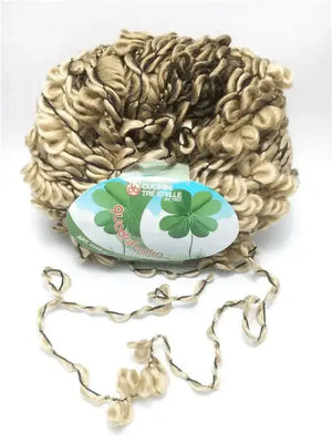 LANA QUADRIFOGLIO – Cucirini Tre Stelle - Colore: 033 - MARRONE MISTO - by LacariaRicami.Store
