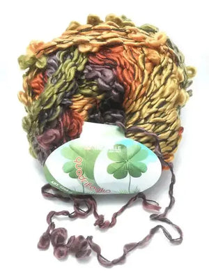 LANA QUADRIFOGLIO – Cucirini Tre Stelle - Colore: 307 - ARANCIO MISTO - by LacariaRicami.Store