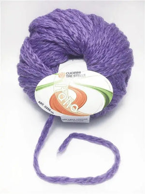 LANA ITALIA – Cucirini Tre Stelle - Colore: 300 - VIOLA - by LacariaRicami.Store