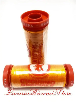 Spolette RADIX – Cucirini Tre Stelle - Colore: 307 - ARANCIO - by LacariaRicami.Store