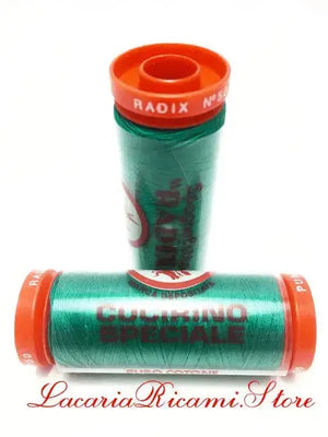 Spolette RADIX – Cucirini Tre Stelle - Colore: 253 - VERDE BANDIERA - by LacariaRicami.Store