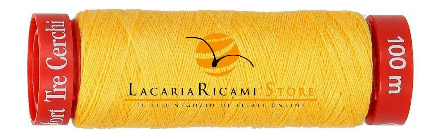 SPOLETTE Tre Cerchi Rosso - Mez Cucirini | Filato Pioniere - - LacariaRicami.Store