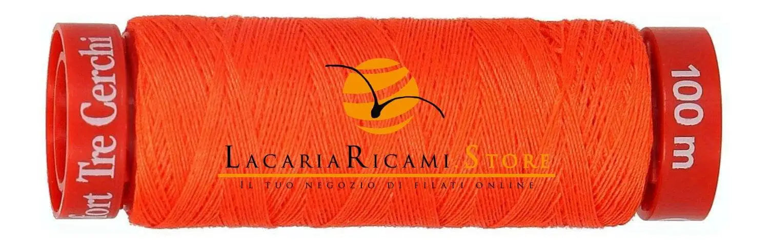 SPOLETTE Tre Cerchi Rosso - Mez Cucirini | Filato Pioniere - - LacariaRicami.Store