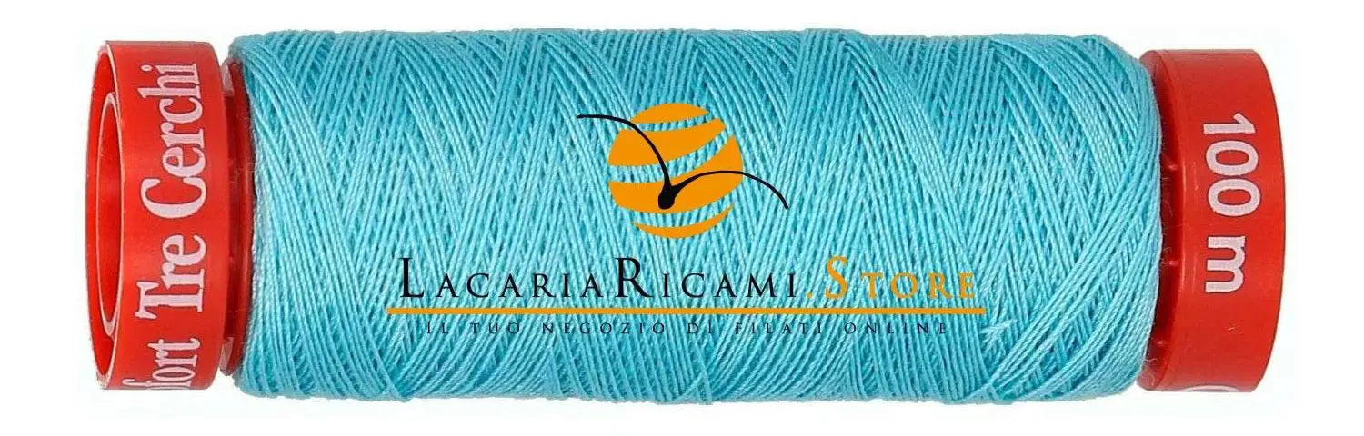 SPOLETTE Tre Cerchi Rosso - Mez Cucirini | Filato Pioniere - - LacariaRicami.Store