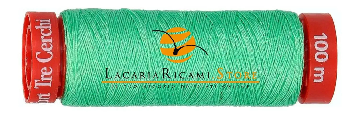 SPOLETTE Tre Cerchi Rosso - Mez Cucirini | Filato Pioniere - - LacariaRicami.Store