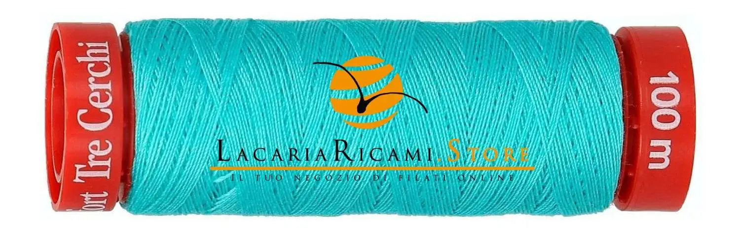 SPOLETTE Tre Cerchi Rosso - Mez Cucirini | Filato Pioniere - - LacariaRicami.Store