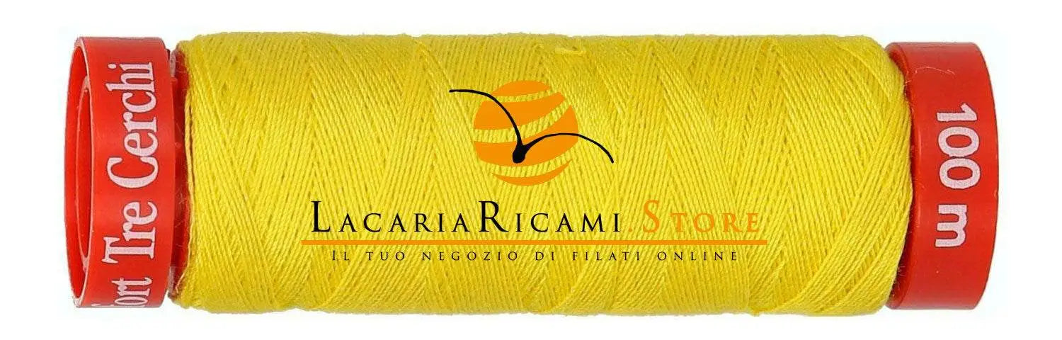 SPOLETTE Tre Cerchi Rosso - Mez Cucirini | Filato Pioniere - - LacariaRicami.Store