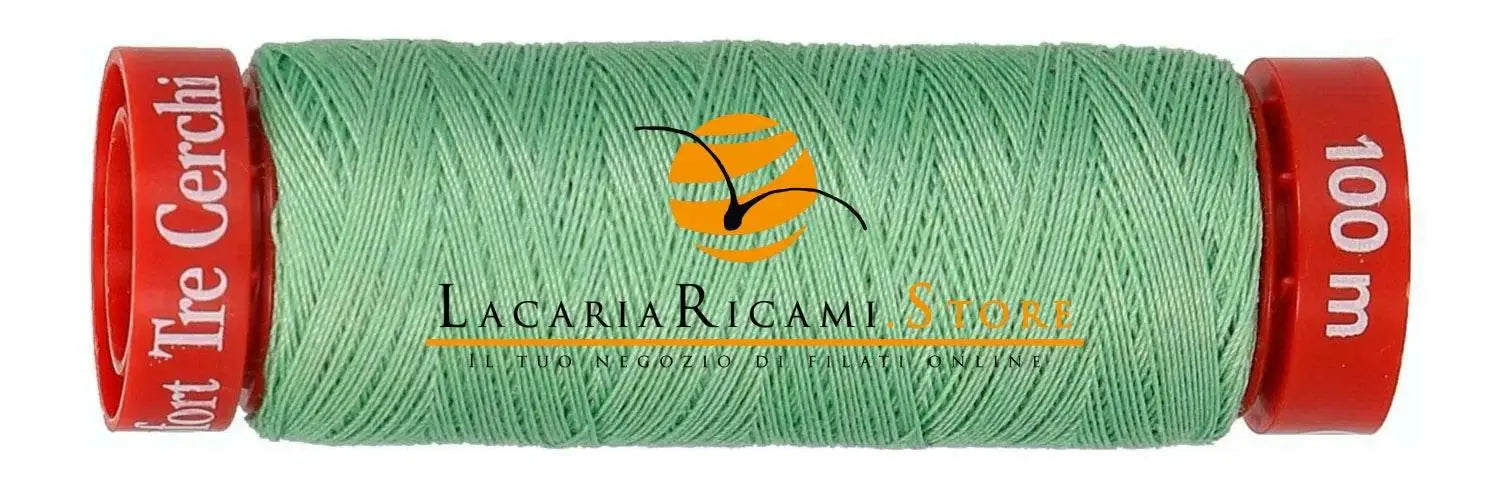 SPOLETTE Tre Cerchi Rosso - Mez Cucirini | Filato Pioniere - - LacariaRicami.Store