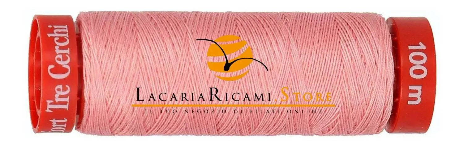 SPOLETTE Tre Cerchi Rosso - Mez Cucirini | Filato Pioniere - - LacariaRicami.Store