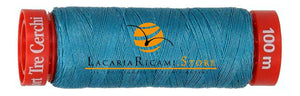 SPOLETTE Tre Cerchi Rosso (277÷459) - Mez Cucirini - Colore: 283 - AZZURRO - by LacariaRicami.Store