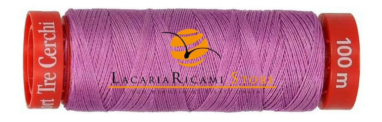 SPOLETTE Tre Cerchi Rosso - Mez Cucirini | Filato Pioniere - - LacariaRicami.Store