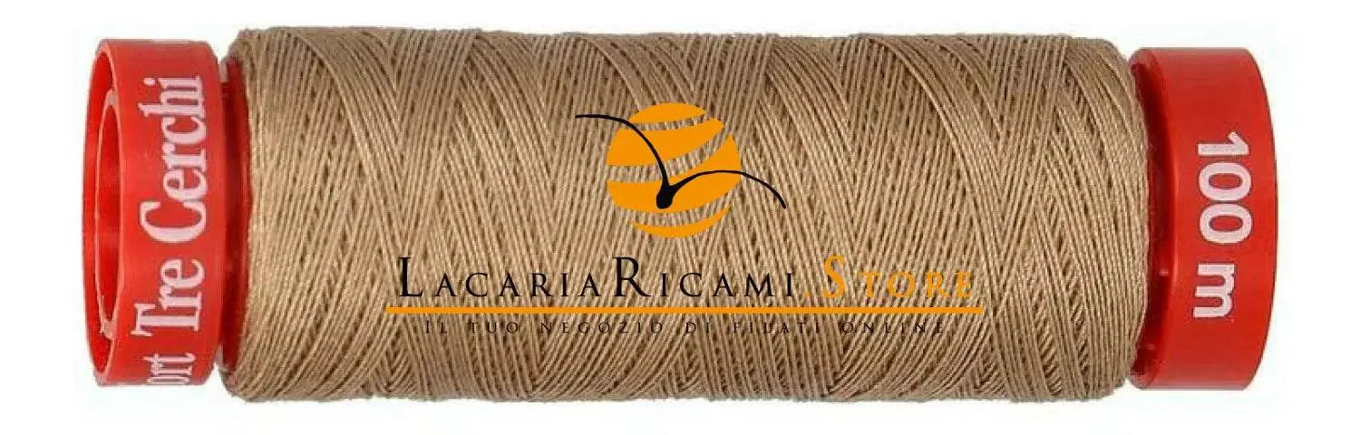 SPOLETTE Tre Cerchi Rosso - Mez Cucirini | Filato Pioniere - - LacariaRicami.Store