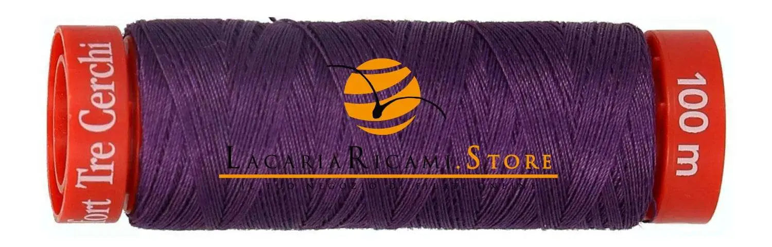 SPOLETTE Tre Cerchi Rosso - Mez Cucirini | Filato Pioniere - - LacariaRicami.Store