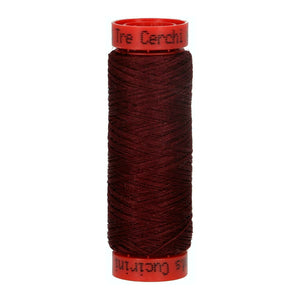 SPOLETTE Tre Cerchi Rosso (460÷716) - Mez Cucirini - Colore: 525 – BORDEAUX - by LacariaRicami.Store