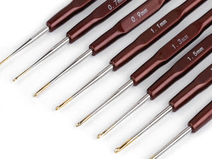 Uncinetto COTONE con Manico in Plastica - - LacariaRicami.Store