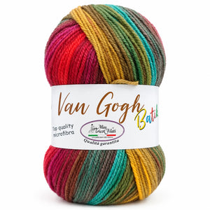 MICROFIBRA Van Gogh Batik - Miss Tricot Filati - Colore: 07 - RIO - by LacariaRicami.Store