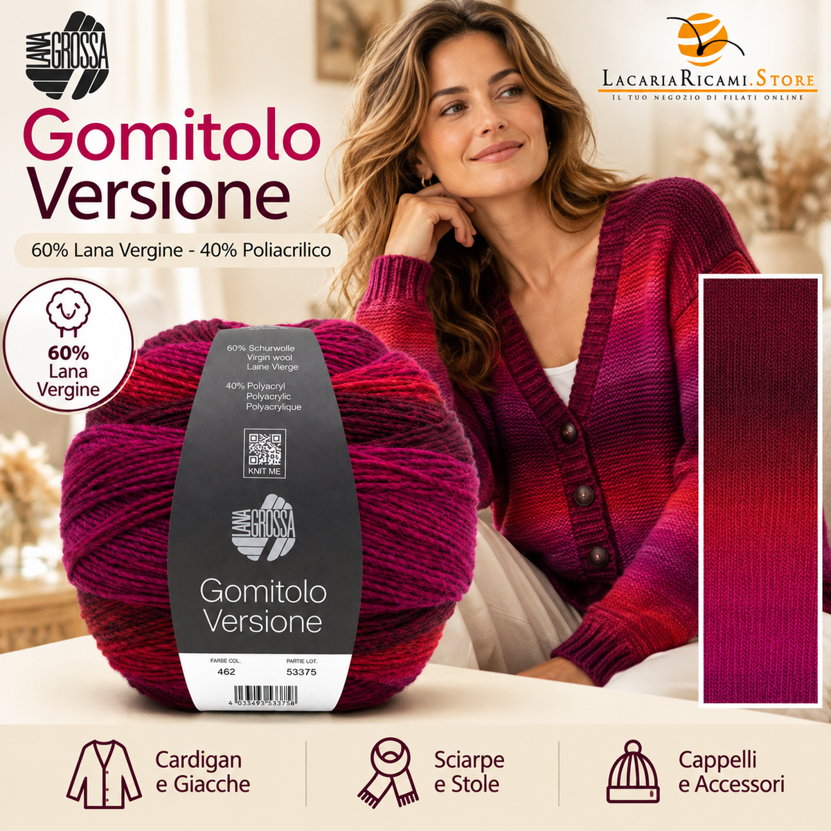 Lana Gomitolo VERSIONE - LANA GROSSA