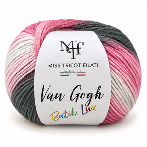 MICROFIBRA Van Gogh Batik Lux – Miss Tricot Filati - Colore: 61 - ROSA GRIGIO - by LacariaRicami.Store