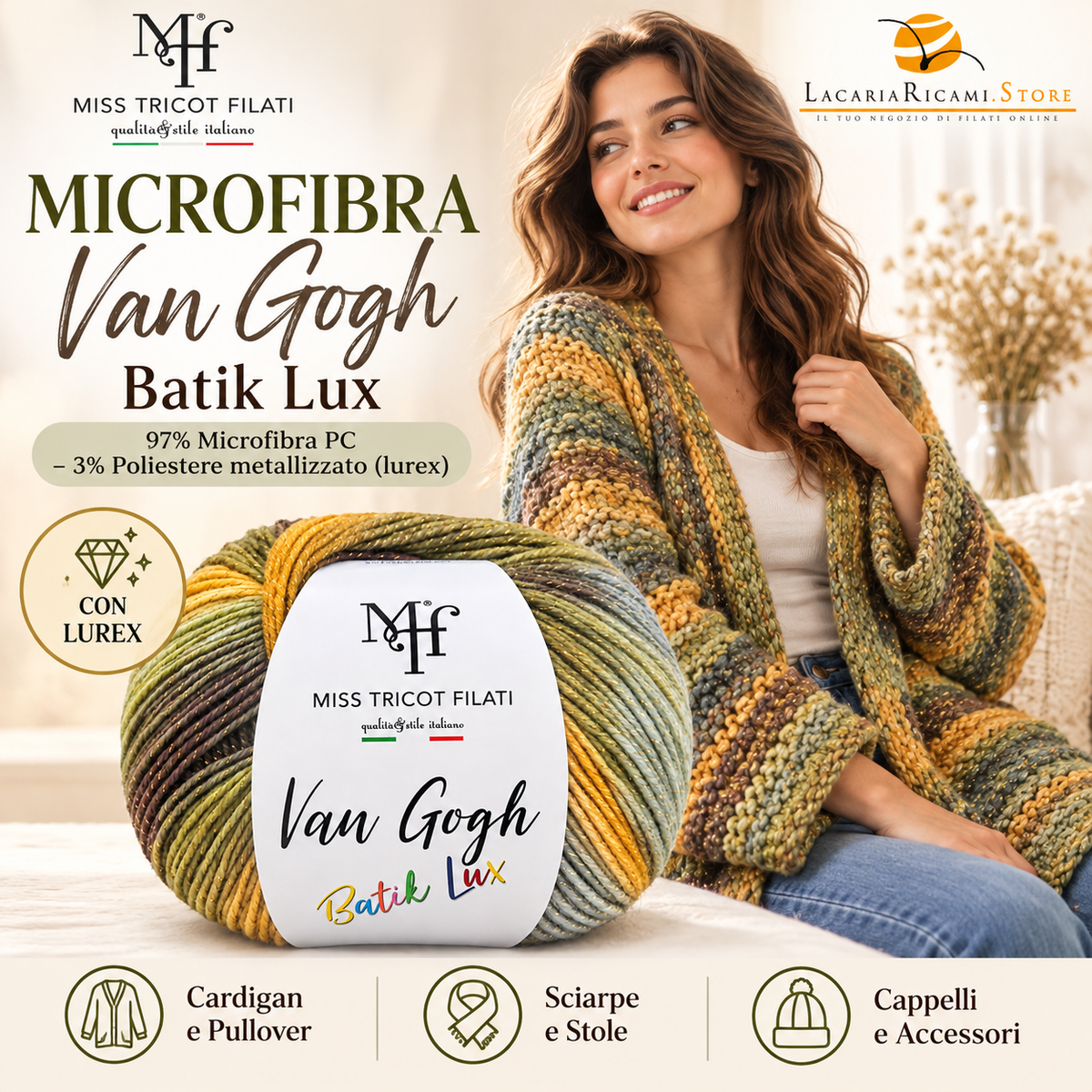 MICROFIBRA Van Gogh Batik Lux – Miss Tricot Filati - Colore: - by LacariaRicami.Store