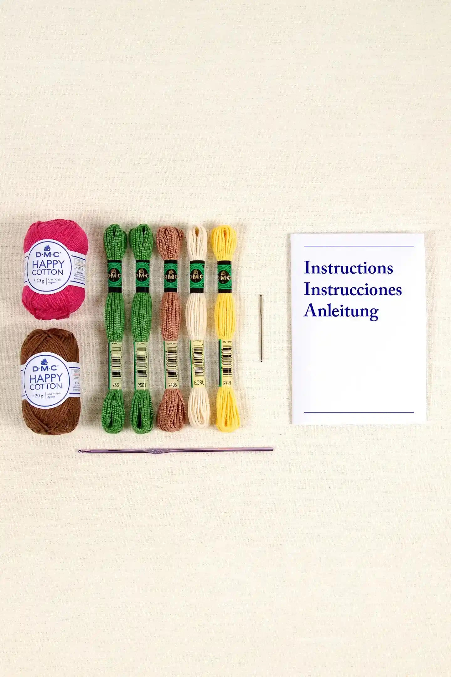 Vaso con fiori di Nuria Picos Amigurumi kit intermedio - DMC - LacariaRicami.Store