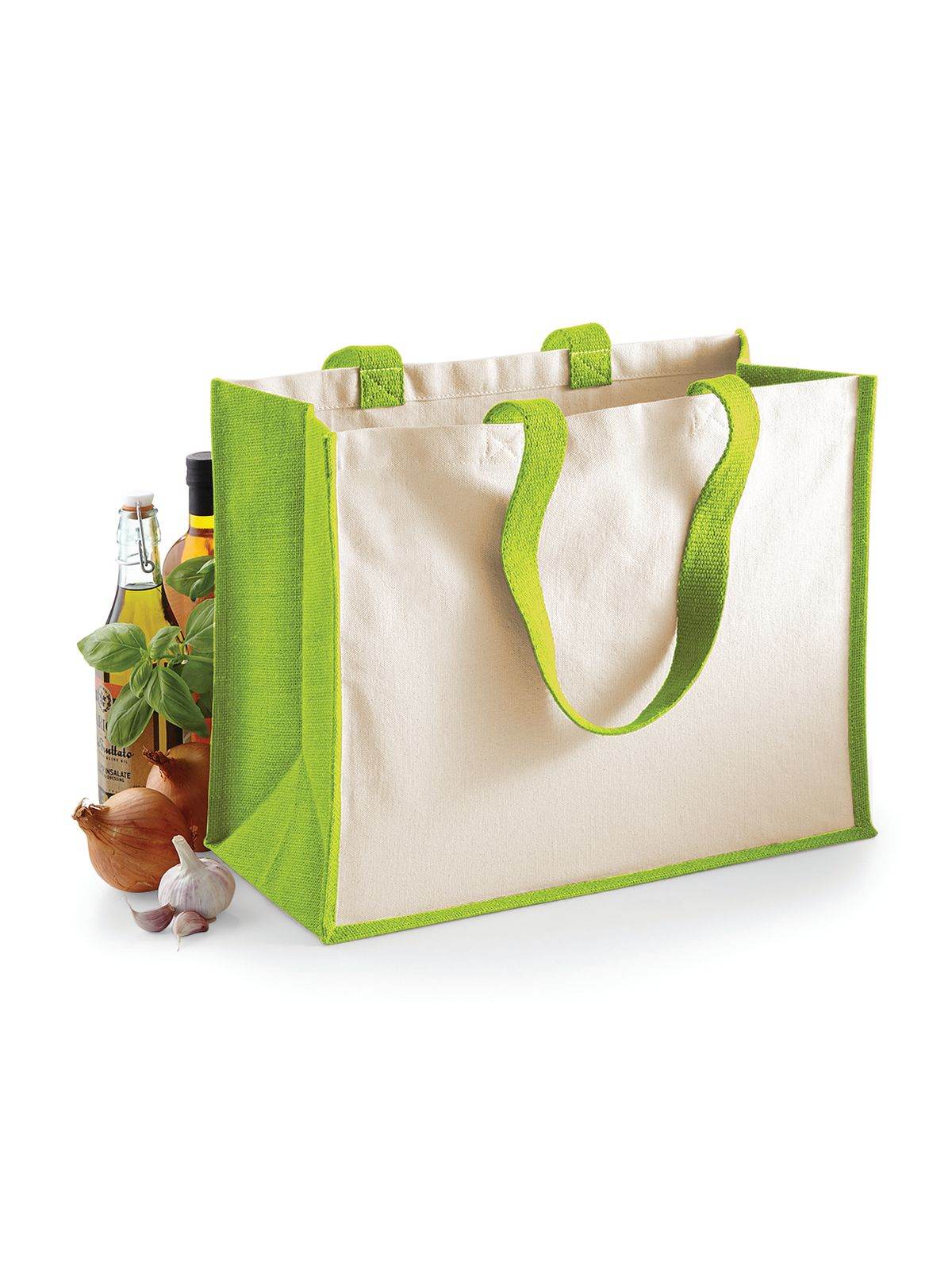 BORSA Juta Con Pannelli Laterali 33X42X19 Cm - Westford Mill | Borsa di Qualità - - LacariaRicami.Store