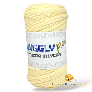 FETTUCCIA Lycra WIGGLY premium - Cucirini Tre Stelle 002 - PANNA - LacariaRicami.Store