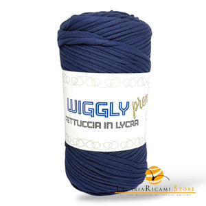 FETTUCCIA Lycra WIGGLY premium - Cucirini Tre Stelle 046 - BLU - LacariaRicami.Store