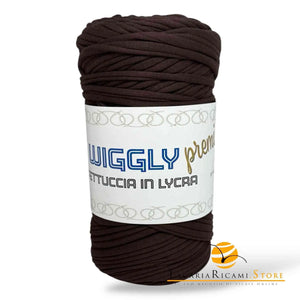 FETTUCCIA Lycra WIGGLY premium - Cucirini Tre Stelle - Colore: 071 - MARRONE - by LacariaRicami.Store