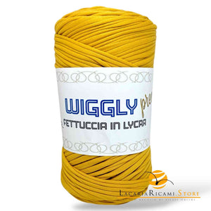 FETTUCCIA Lycra WIGGLY premium - Cucirini Tre Stelle 105 - ORO - LacariaRicami.Store