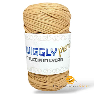FETTUCCIA Lycra WIGGLY premium - Cucirini Tre Stelle - Colore: 116 - CAPPUCCINO - by LacariaRicami.Store