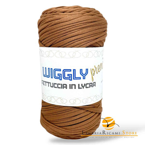 FETTUCCIA Lycra WIGGLY premium - Cucirini Tre Stelle - Colore: 120 - MARRONCINO - by LacariaRicami.Store