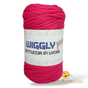 FETTUCCIA Lycra WIGGLY premium - Cucirini Tre Stelle 196 - FUXIA - LacariaRicami.Store