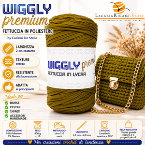 FETTUCCIA Lycra WIGGLY premium - Cucirini Tre Stelle - Colore: - by LacariaRicami.Store